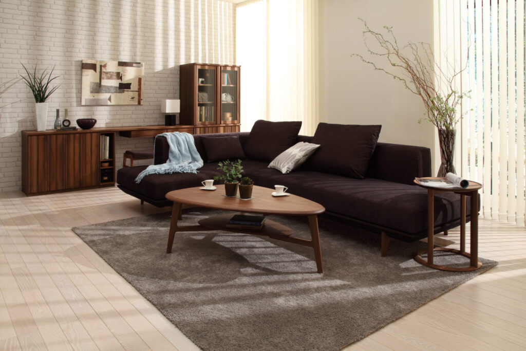カリモク家具のソファ