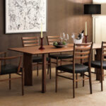 カリモク家具のダイニングセットCE7040BR_CE7045BR_DE6110XR